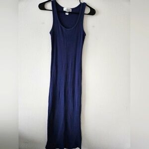 Derek Heart Navy Sleeveless Maxi Dress